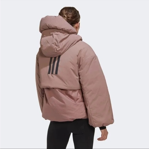 Adidas TERREX MYSHELTER COLD.RDY Down-Fill Jacket Mauve HG3163 Women Size S $350 - Picture 6 of 11